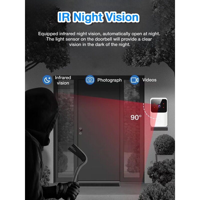 Video Doorbell Manufacturer - Mini WiFi Doorbell with Night Vision OEM/ODM