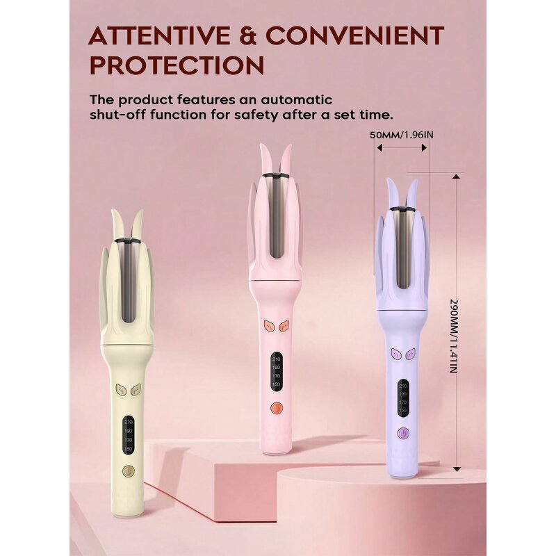 Curling Iron Manufacturer - Ceramic Long Barrel Rotating Styling Tool OEM/ODM