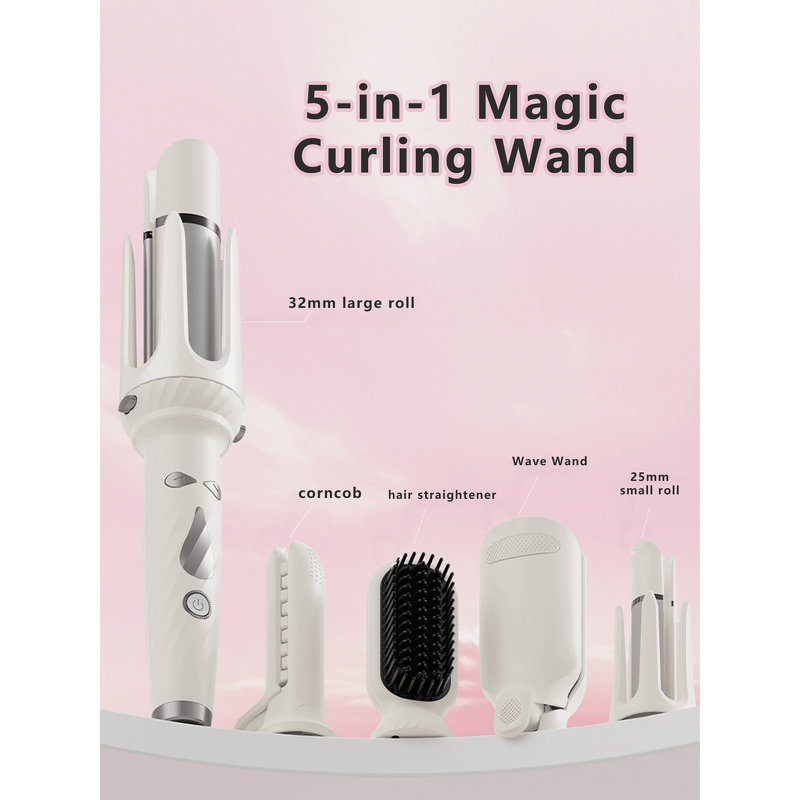 Hair Styler Manufacturer - 5-in-1 Ceramic Straightener Curler OEM/ODM