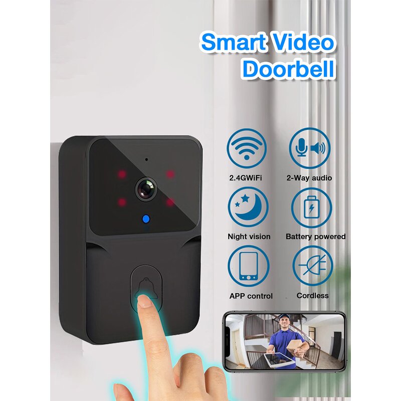 Video Doorbell Manufacturer - Mini WiFi Doorbell with Night Vision OEM/ODM