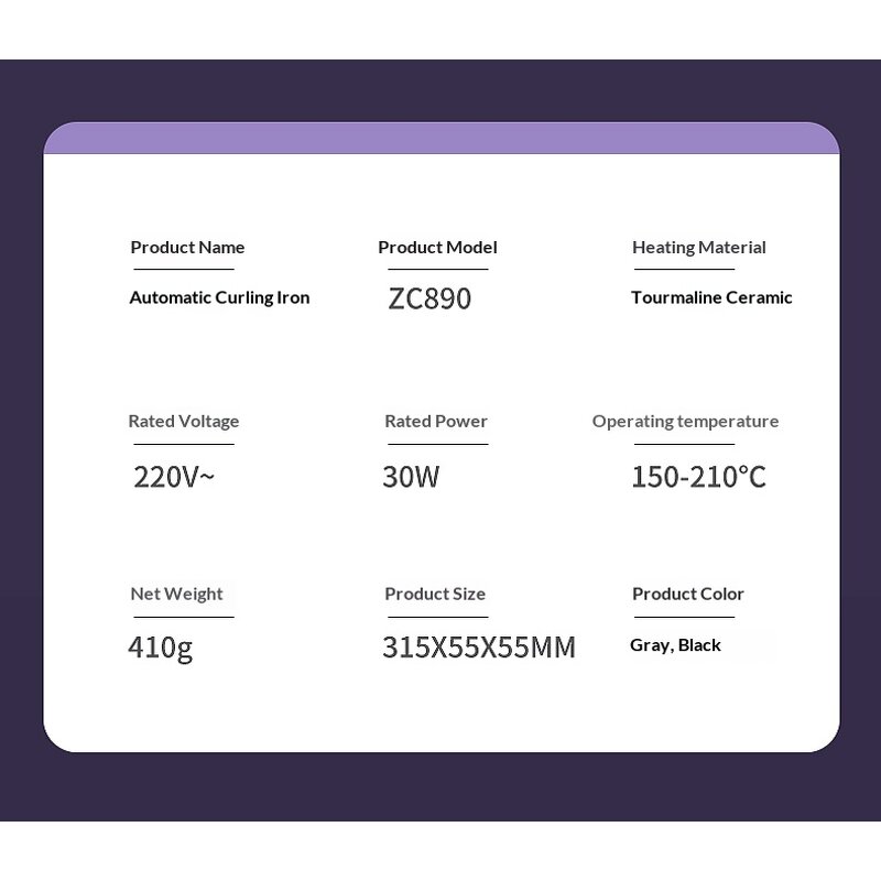 Hair Curler Manufacturer - Automatic Rotating Long Barrel Curler OEM/ODM