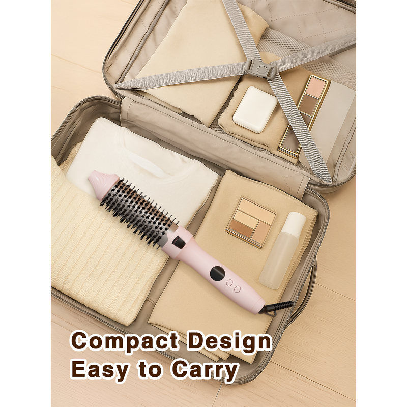 Heat Brush Manufacturer - Electric Ion Hair Brush with LED Display OEM/ODM