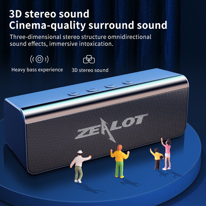 Bluetooth Speaker Manufacturer - Waterproof LED Portable Bluetooth Speaker OEM/ODM