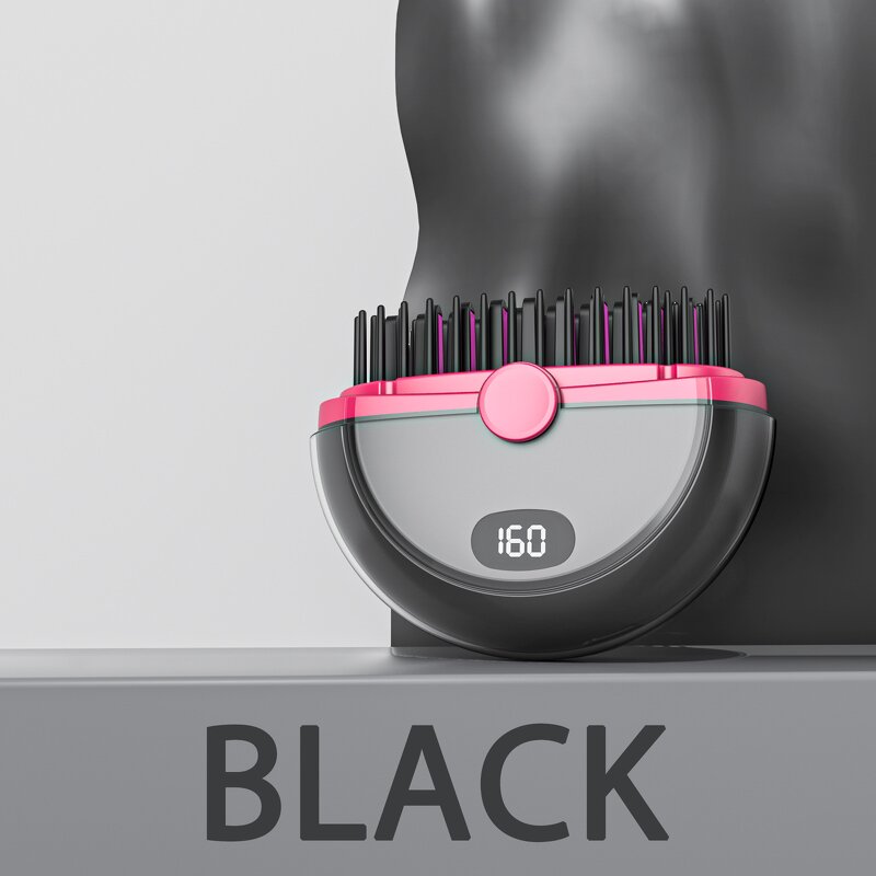 Hair Straightener Manufacturer - Mini Wireless Portable Straightener Brush OEM/ODM