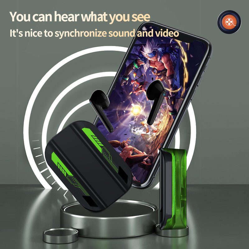 Wireless Earphones Manufacturer - ANC Touch LCD TWS Earphones OEM/ODM