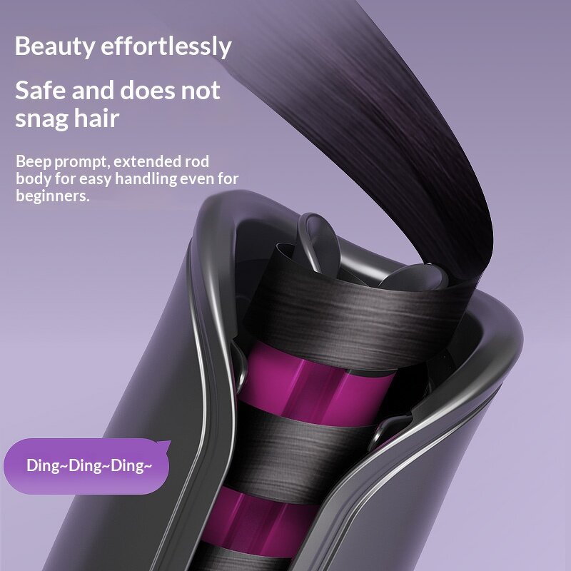 Hair Curler Manufacturer - Automatic Rotating Long Barrel Curler OEM/ODM