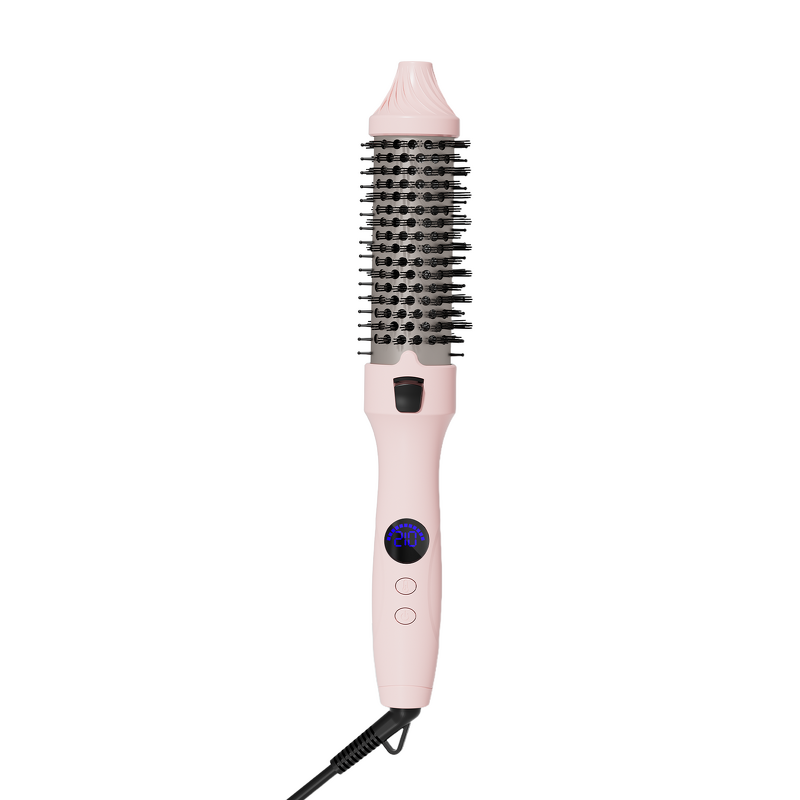 Heat Brush Manufacturer - Electric Ion Hair Brush with LED Display OEM/ODM