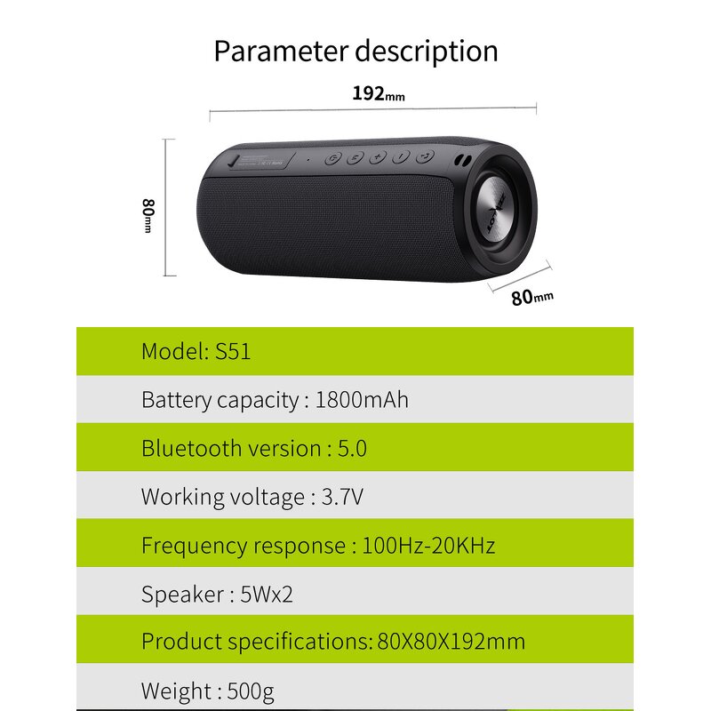 Bluetooth Speaker Manufacturer - Custom Waterproof Metal Bluetooth Speaker OEM/ODM