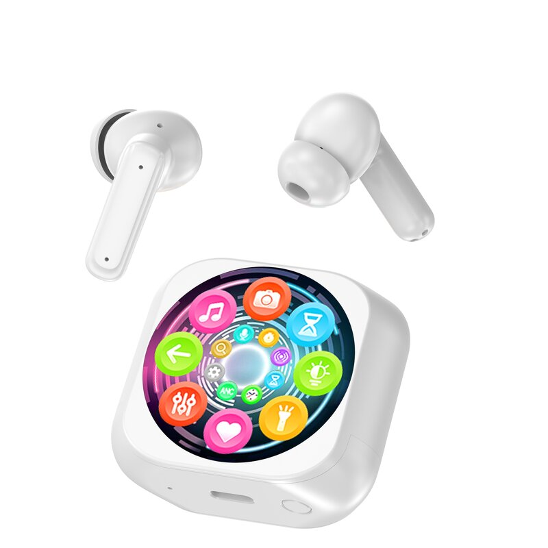 Wireless Earbuds Manufacturer - ANC Touch LCD Screen TWS Earbuds OEM/ODM