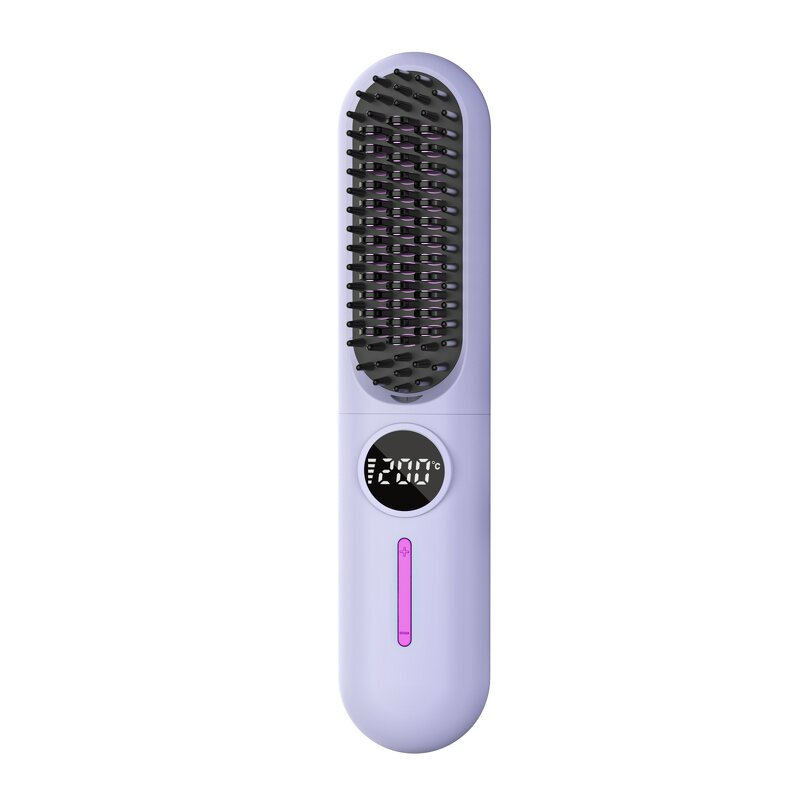 Hair Straightener Manufacturer - Mini Portable Electric Straightening Brush OEM/ODM