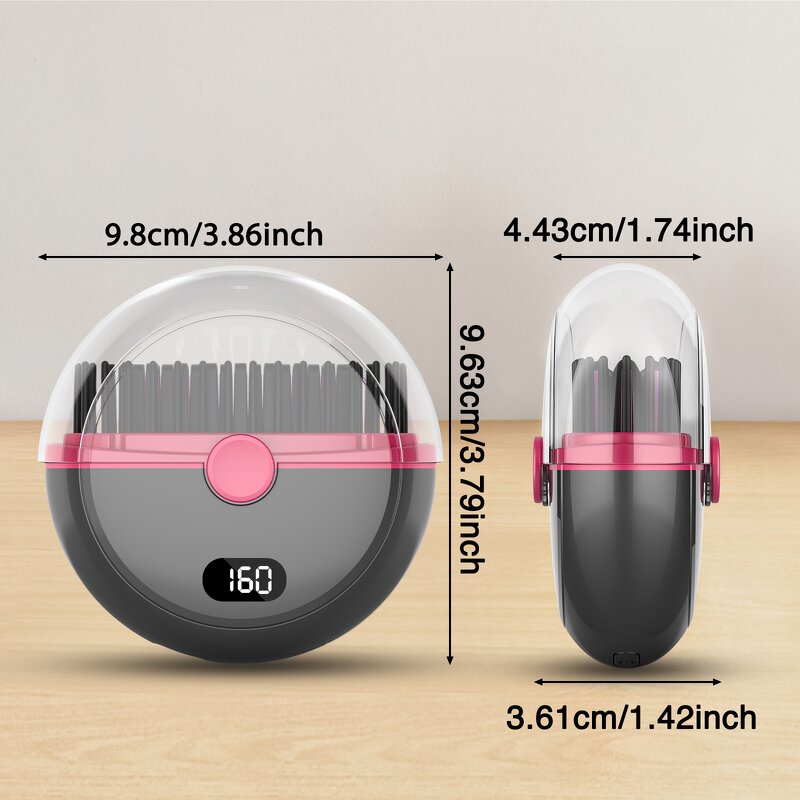 Hair Straightener Manufacturer - Mini Waterproof Wireless Straightener Brush OEM/ODM