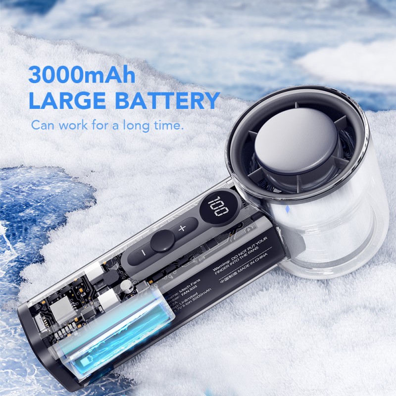 Desktop Fan Factory - Turbine LED Spray Humidifier Cordless