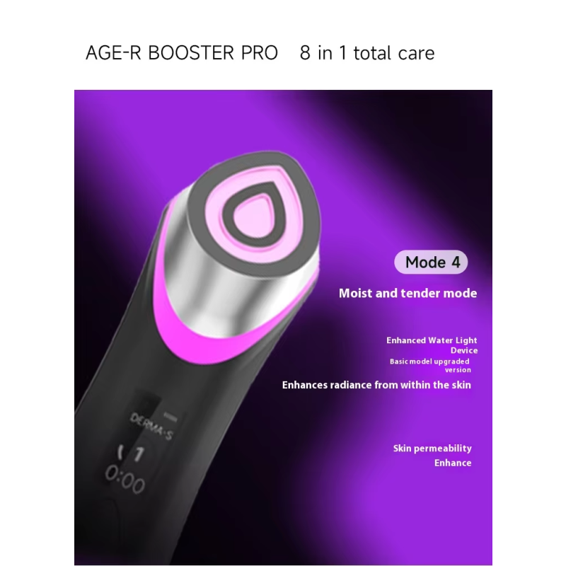 Beauty Instrument Manufacturer - IFINE 6-in-1 EMS Microcurrent Glass Massager