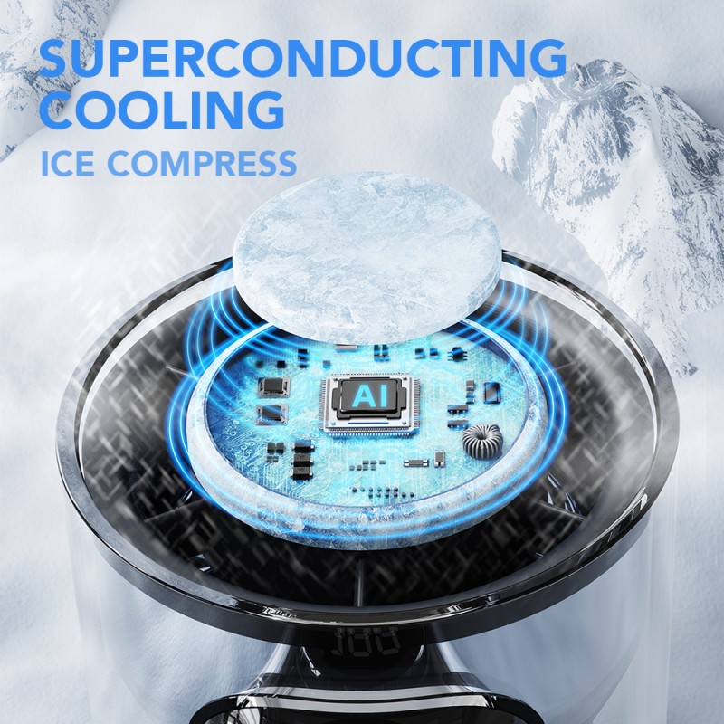 Desktop Fan Factory - Turbine LED Spray Humidifier Cordless