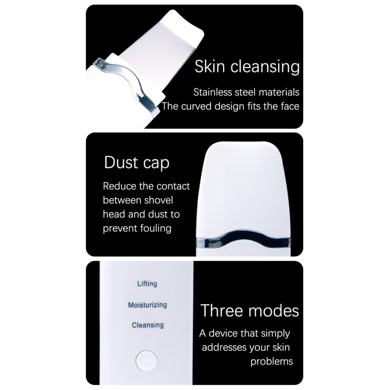 Facial Spatula Factory - Ultrasonic Blackhead Remover Pore Cleaner