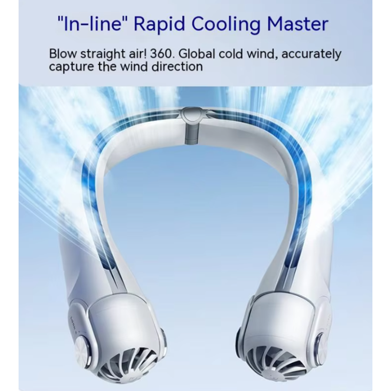 Turbo Fan Factory - High Speed USB Rechargeable with Lanyard