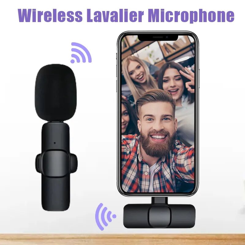 Wireless Microphone Factory - OEM/ODM K9 Lavalier Mic Noise Cancellation Type C