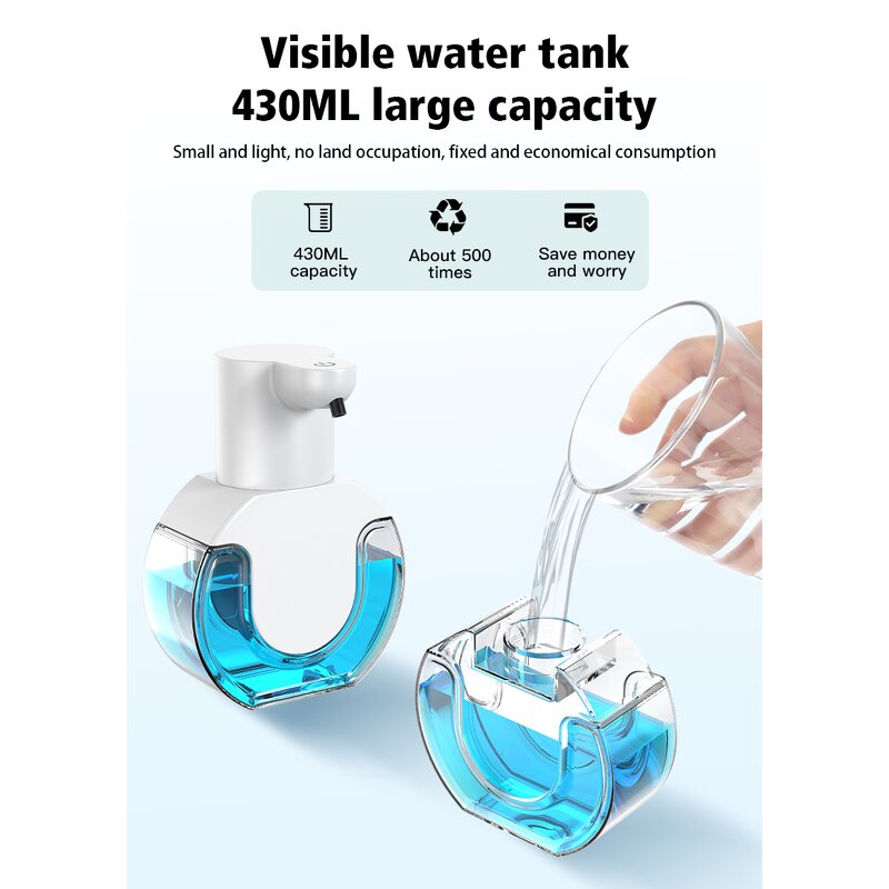 Soap Dispenser Factory - OEM/ODM Transparent Sensor Soap Dispenser Bulk Supply