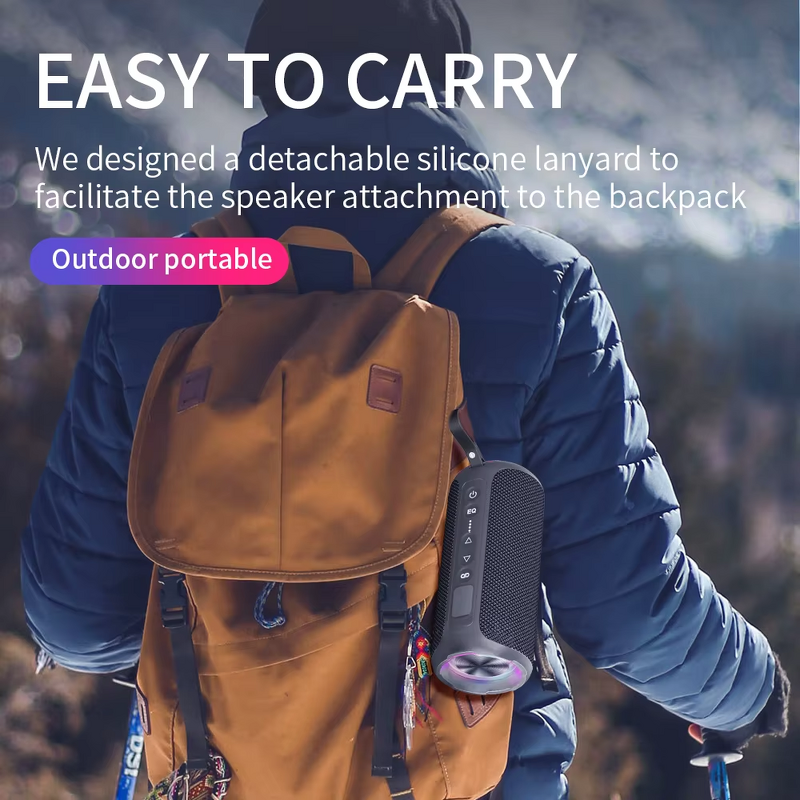 Portable Speaker Factory - OEM/ODM Outdoor Wireless Boombox Speaker Super Bass