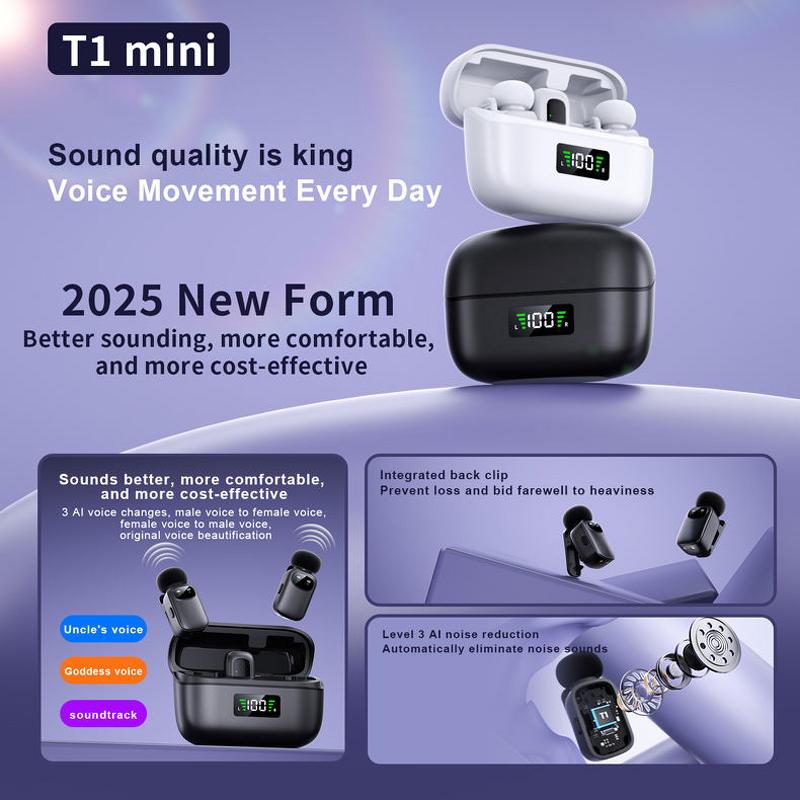 Wireless Microphone Factory - OEM/ODM Professional UHF Lapel Mic Light-Weight