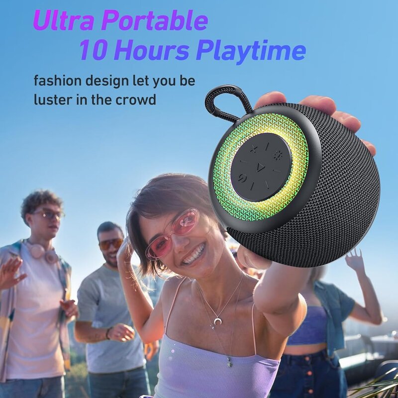Portable Speaker Factory - OEM/ODM Mini Bluetooth Speaker Waterproof RGB Light