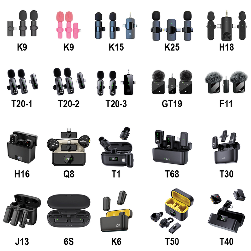 Lavalier Microphone Factory - OEM/ODM Wireless Mic for iPhone Android Recording