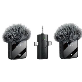 Lavalier Microphone Manufacturer - OEM/ODM Wireless Condenser Mic with Wind Sleeve