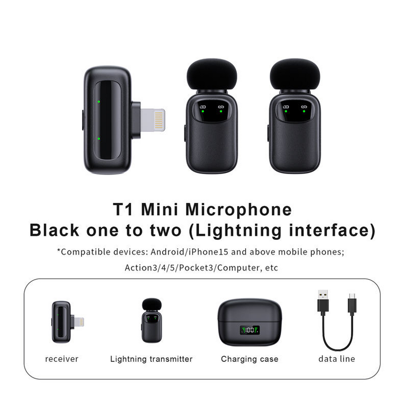 Wireless Microphone Factory - OEM/ODM Professional UHF Lapel Mic Light-Weight