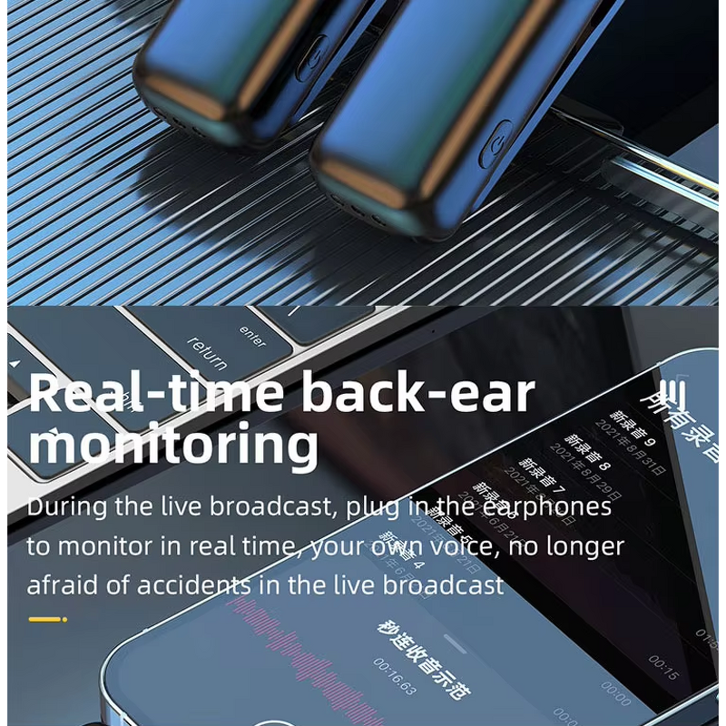 Wireless Microphone Factory - OEM/ODM Portable Lavalier Mic System High Range