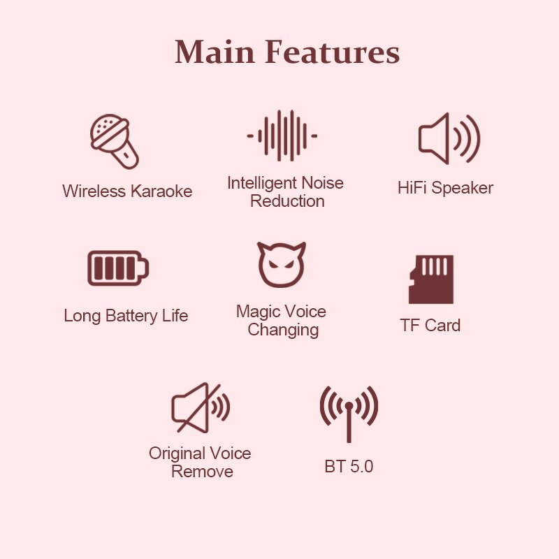 Portable Speaker Factory - OEM/ODM Wireless Microphone Karaoke Machine for Kids