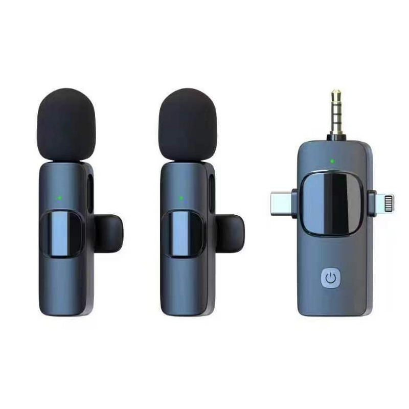 Wireless Microphone System Factory - OEM/ODM with Handheld Lavalier Headset 3 Channel