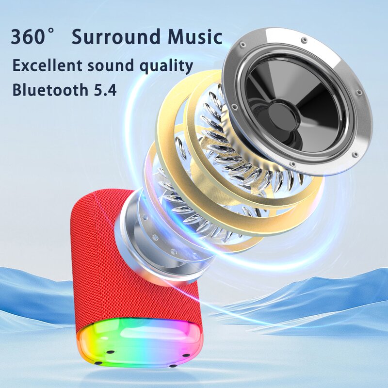 Portable Speaker Factory - OEM/ODM Waterproof Bluetooth Speaker for Outdoor DJ