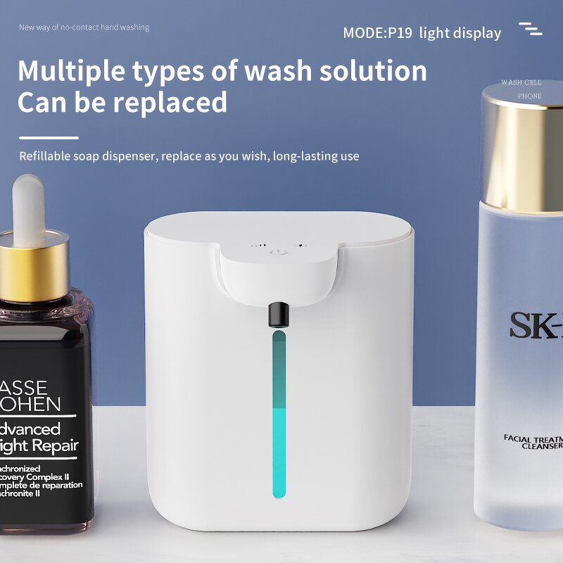 Soap Dispenser Factory - OEM/ODM Automatic Sensor Soap Dispenser with Light Display