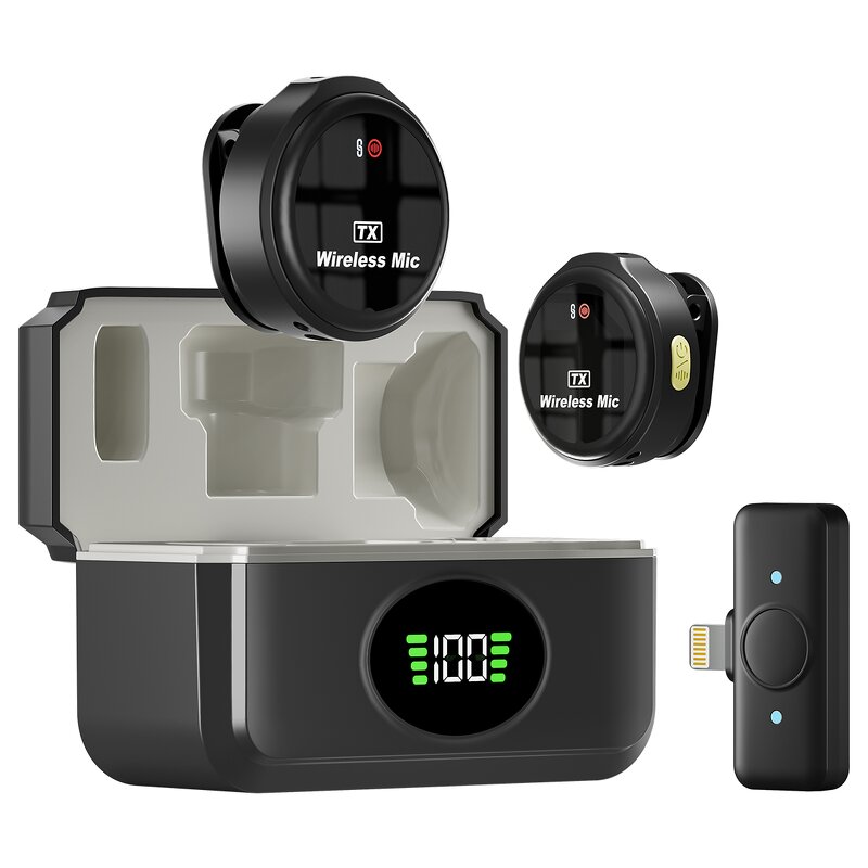 Lavalier Microphone Factory - OEM/ODM Wireless Mic for iPhone Android Recording