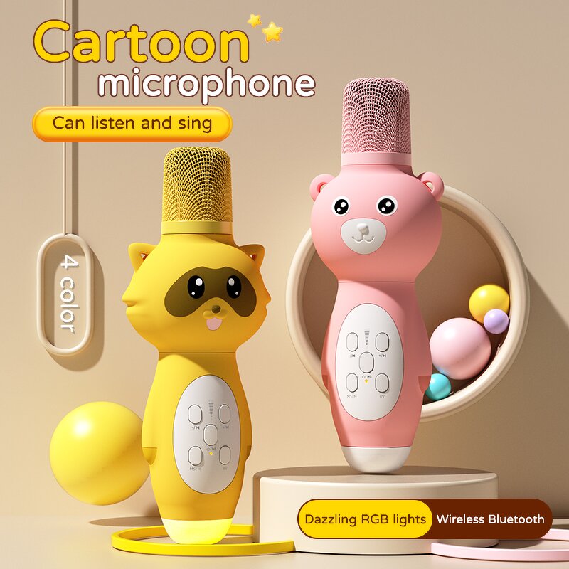 Children Microphone Factory - OEM/ODM Wireless Karaoke Singing Machine Toy Early Ed