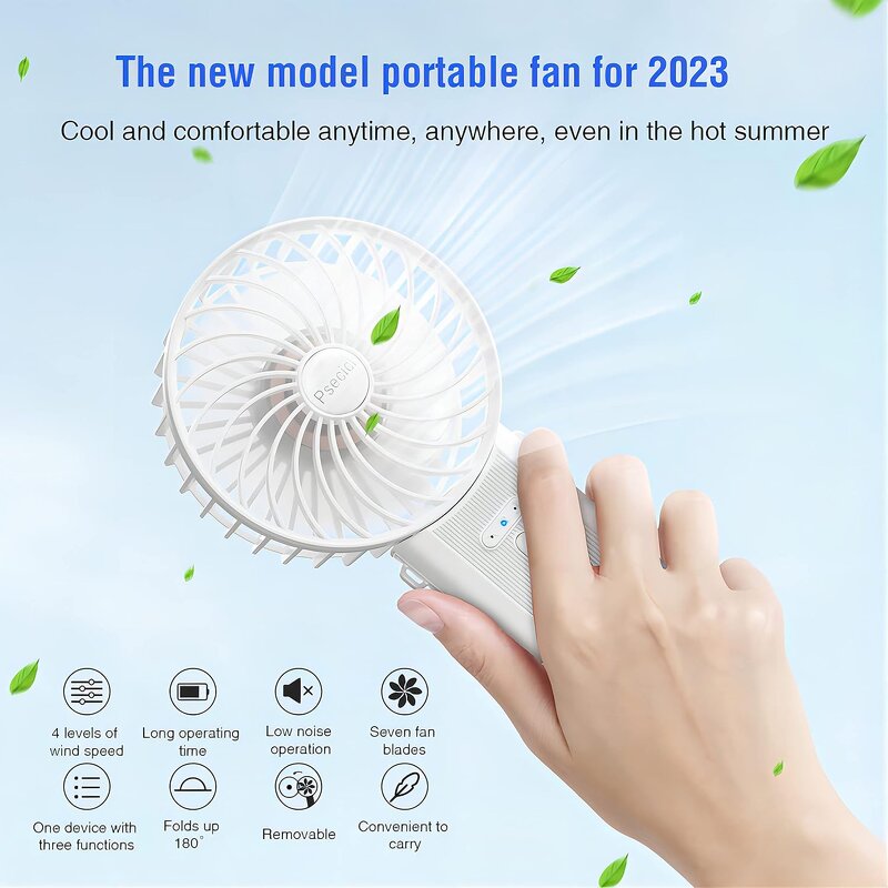 Mini Fan Factory - OEM/ODM Brushless Battery-Powered Handheld Fan Remote Control