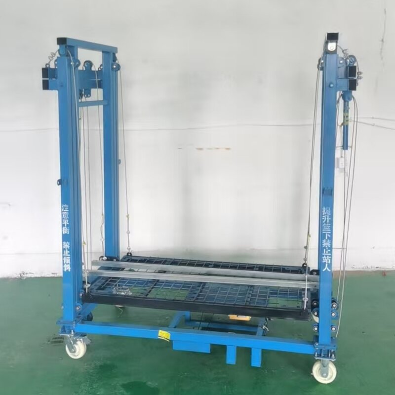 Electric Scaffold Lift Manufacturer - Foldable Steel Wheels Scissor