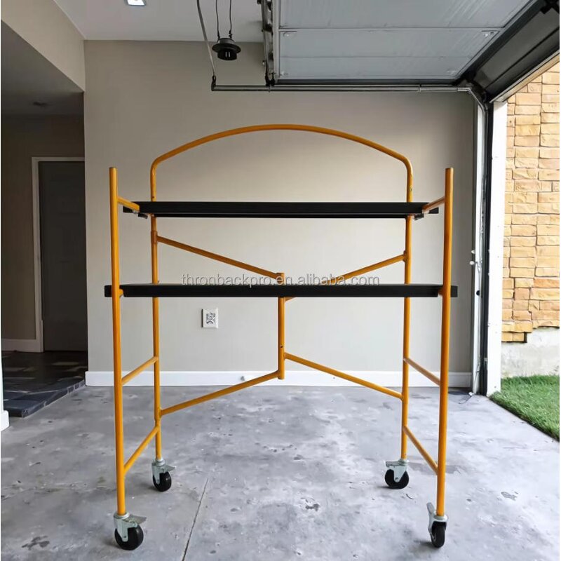 Mini Scaffold Manufacturer - Telescopic Foldable Steel Ladder Platform