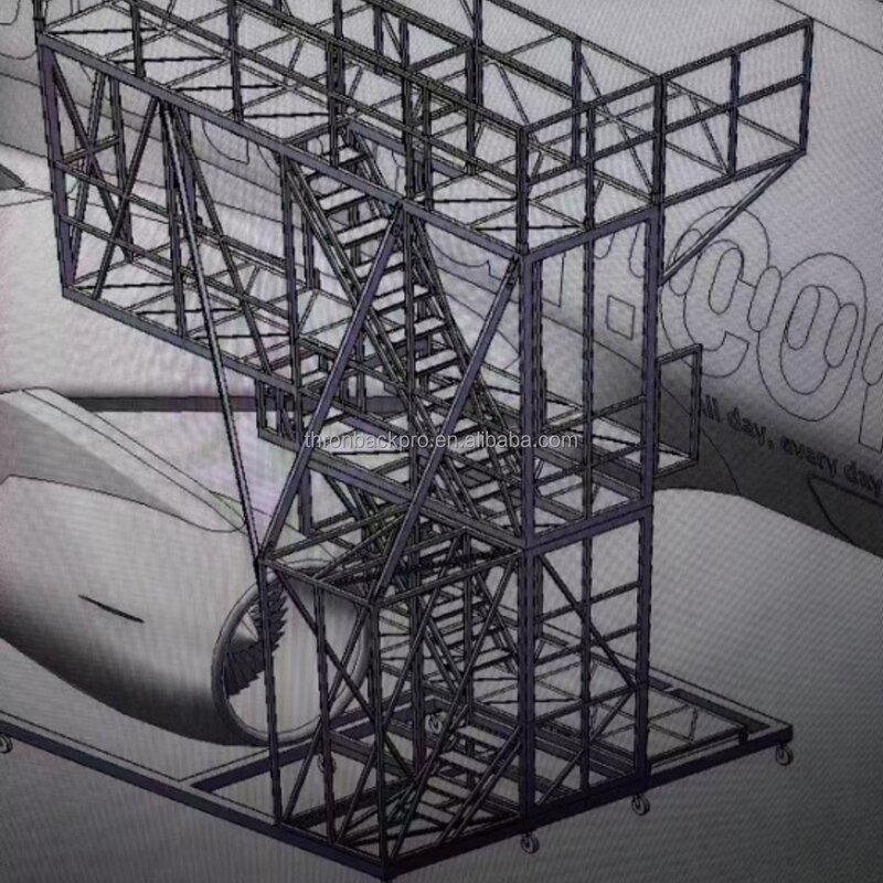 Aluminum Access Ladder Factory - Customizable Aircraft Boarding Platform