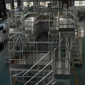 Aluminum Working Platforms Manufacturer - Custom Industrial Outdoor Use