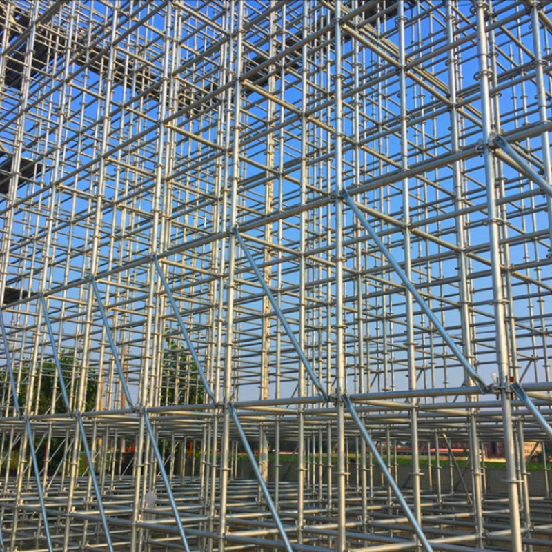 Ringlock Scaffolding Supplier - Factory Supply Galvanized Steel Vertical