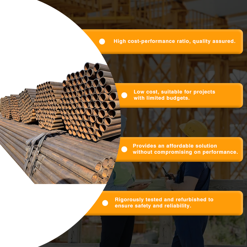 Used Scaffolding Manufacturer - High Tensile Strength Tube and Clamp