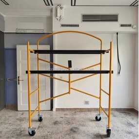 Mini Steel Scaffold Manufacturer - Folding Ladder Adjustable Height