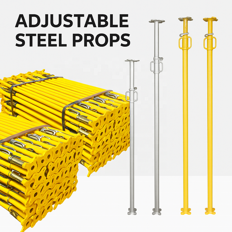 Adjustable Steel Prop Factory - CE Certified OEM Formwork Scaffolding