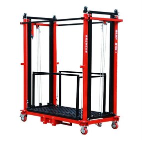 Electric Scaffold Lift Manufacturer - Foldable Steel Wheels Scissor