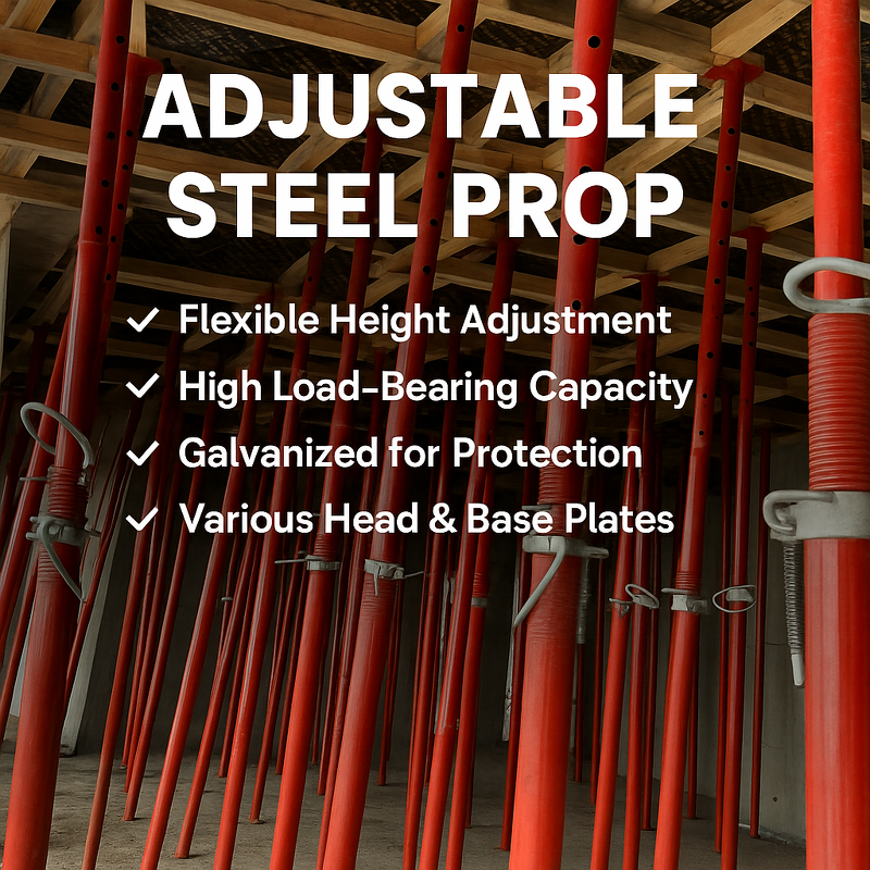 Heavy Duty Steel Prop Factory - for Scaffolding Formwork Construction