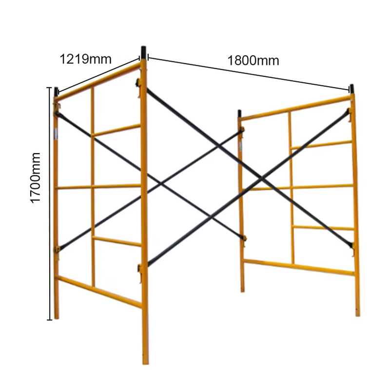 H Frame Scaffolding Manufacturer - Q235 Steel Mobile Ladder System