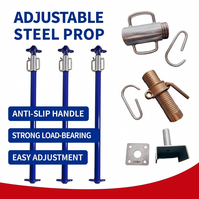 Adjustable Steel Props Supplier - High Strength Scaffolding Shoring