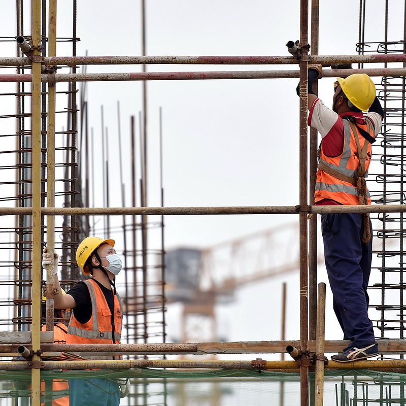 Used Scaffolding Supplier - Steel Tube and Clamp System for Sale