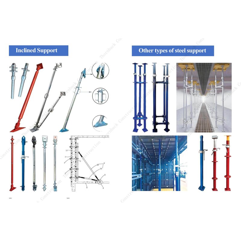 Inclined Steel Prop Supplier - High Load Capacity Formwork Shoring
